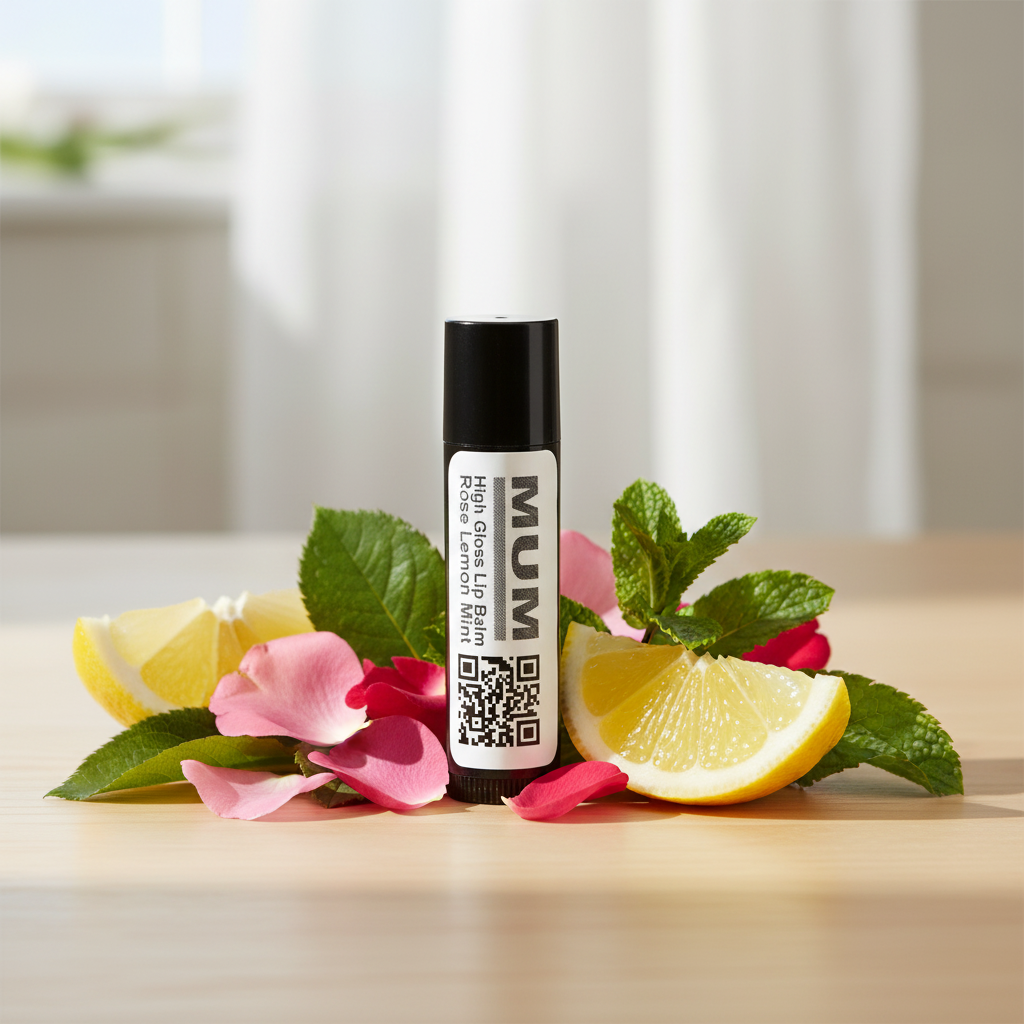 Rose Lemon Mint High Gloss Lip Balm