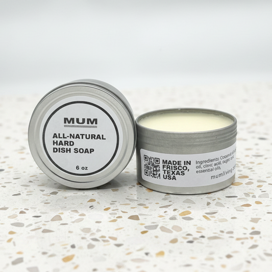 All-Natural Hard Dish Soap Lemon