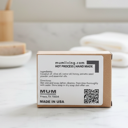 Orange Mint Texas Cut Bar Soap