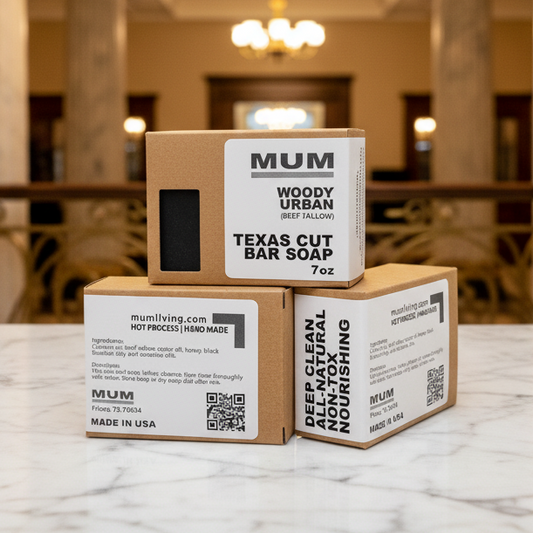 Woody Urban Texas Cut Bar Soap (Beef Tallow)